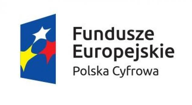 Powiększ obraz: Logo Programu Operacyjnego Polska Cyfrowa